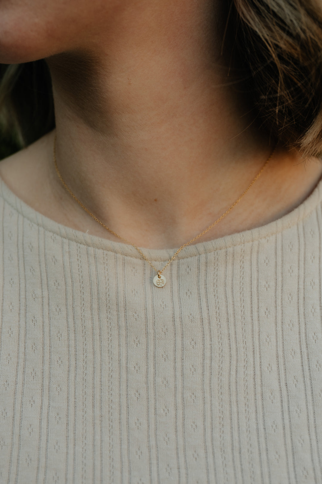 Mini Birth Flower Necklace