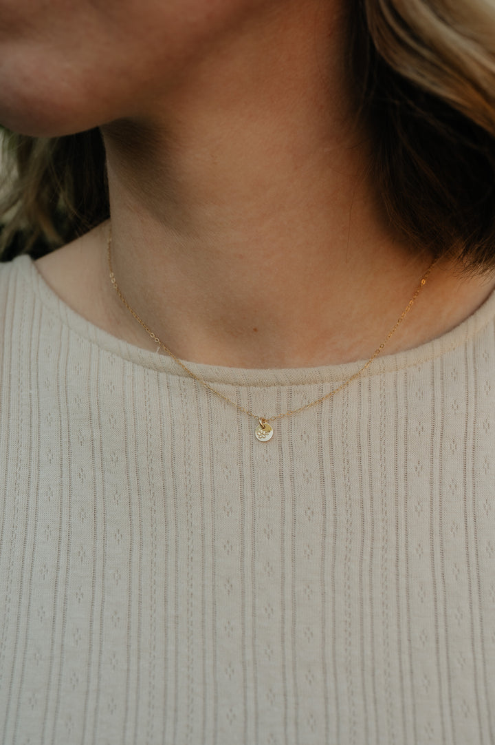 Mini Birth Flower Necklace