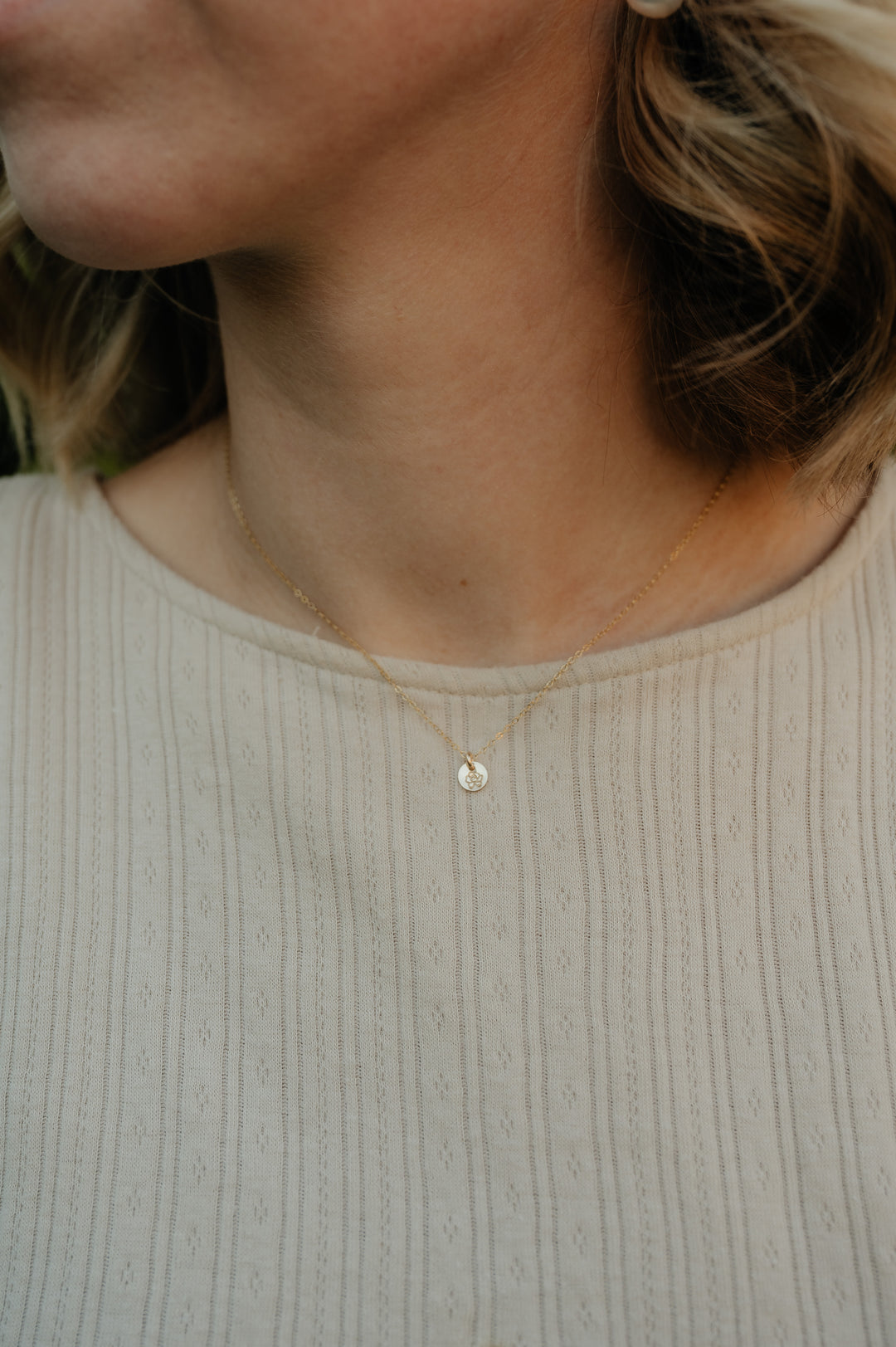 Mini Birth Flower Necklace