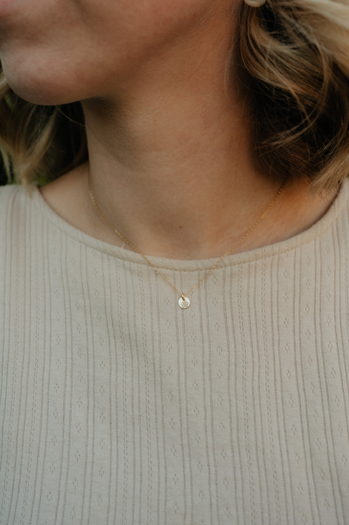 Mini Birth Flower Necklace