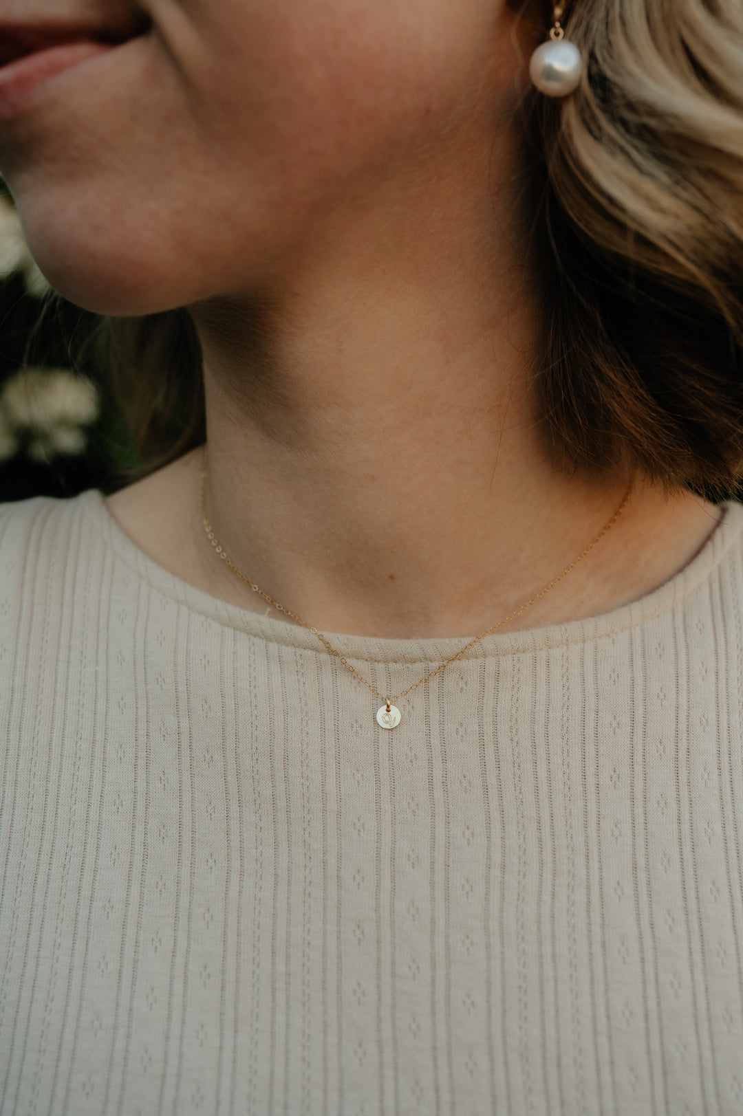 Mini Birth Flower Necklace