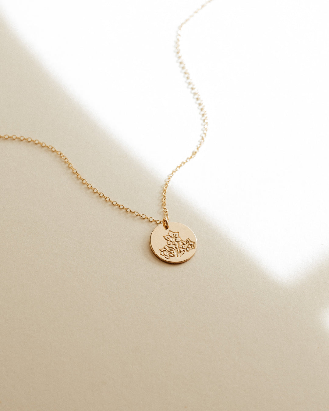 Daffodil Necklace • December Birth Flower