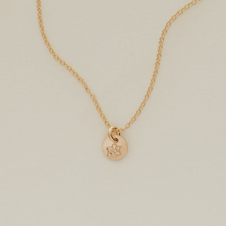 Mini Birth Flower Necklace