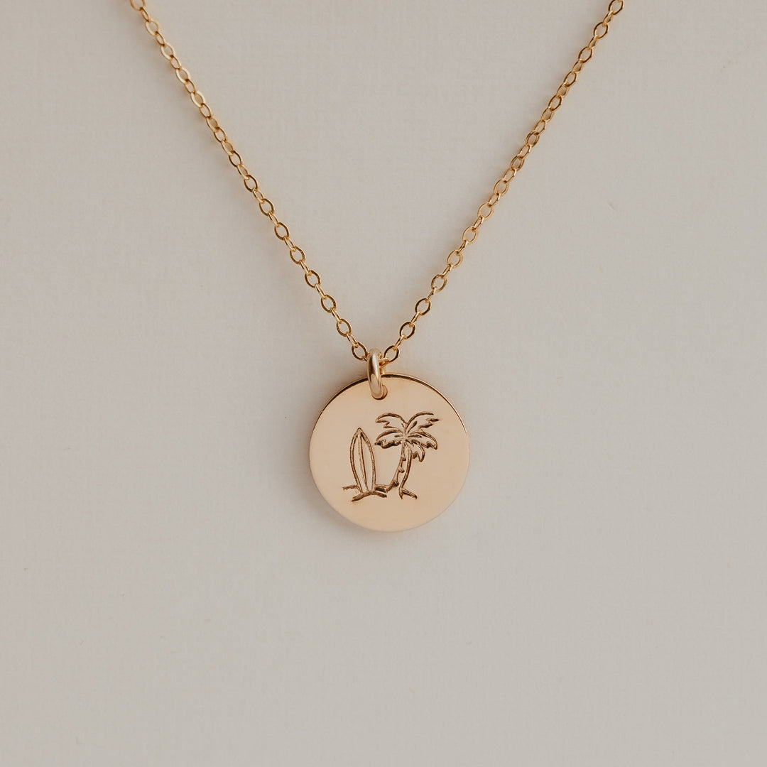 Surfboard Necklace