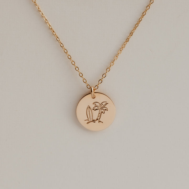 Surfboard Necklace