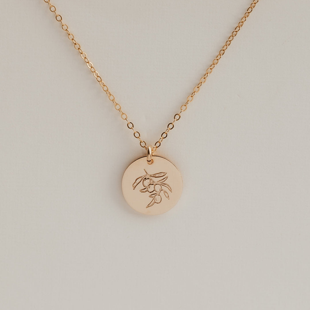Olive Branch Necklace