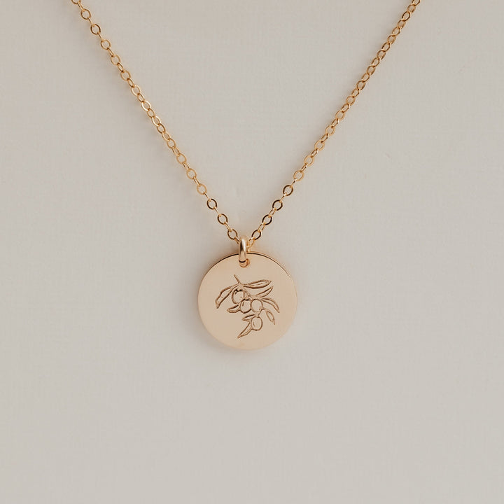 Olive Branch Necklace