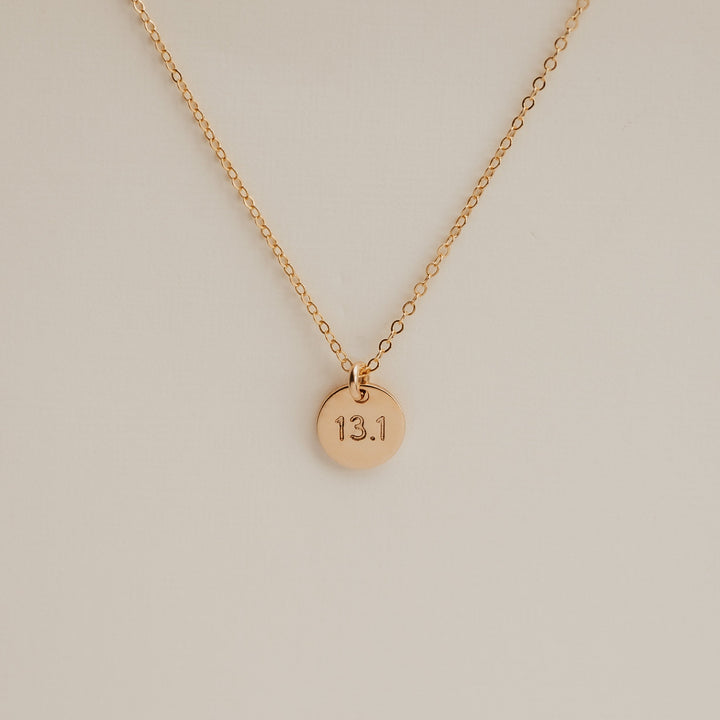 13.1 Half Marathon Necklace