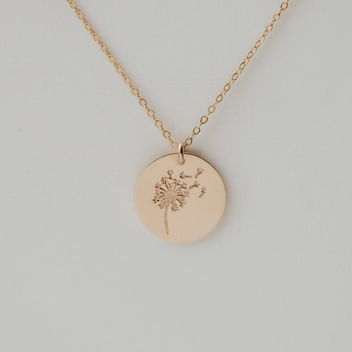 Dandelion Necklace