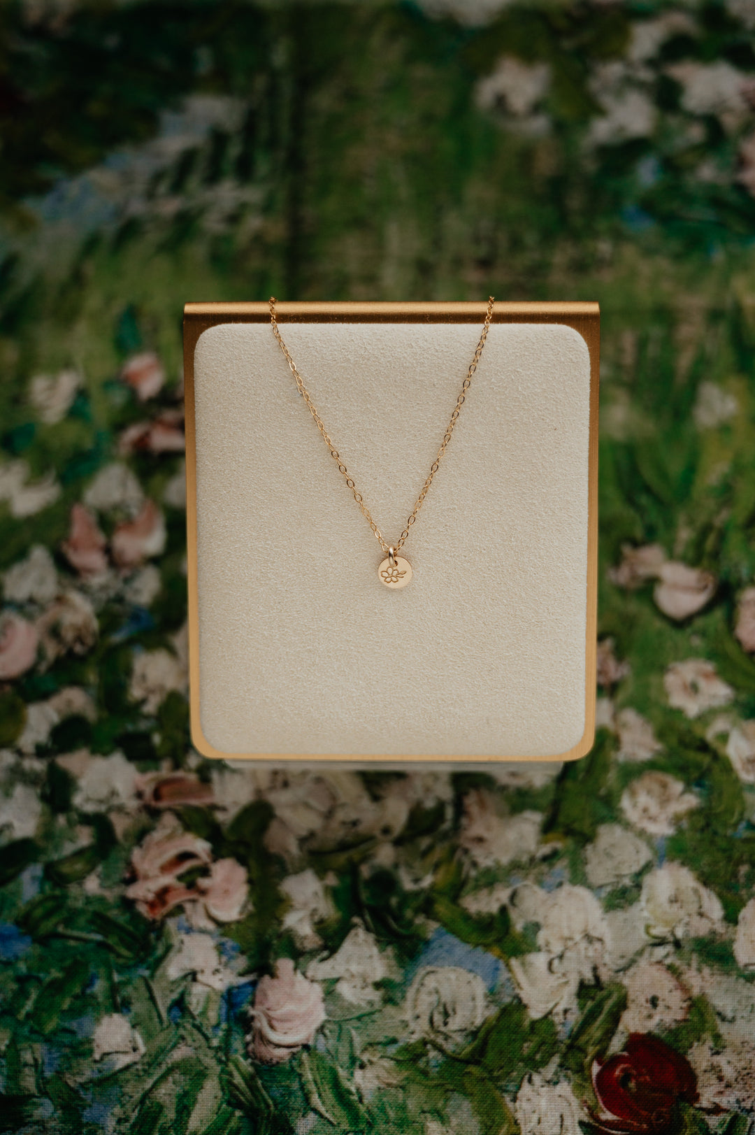 Mini Birth Flower Necklace