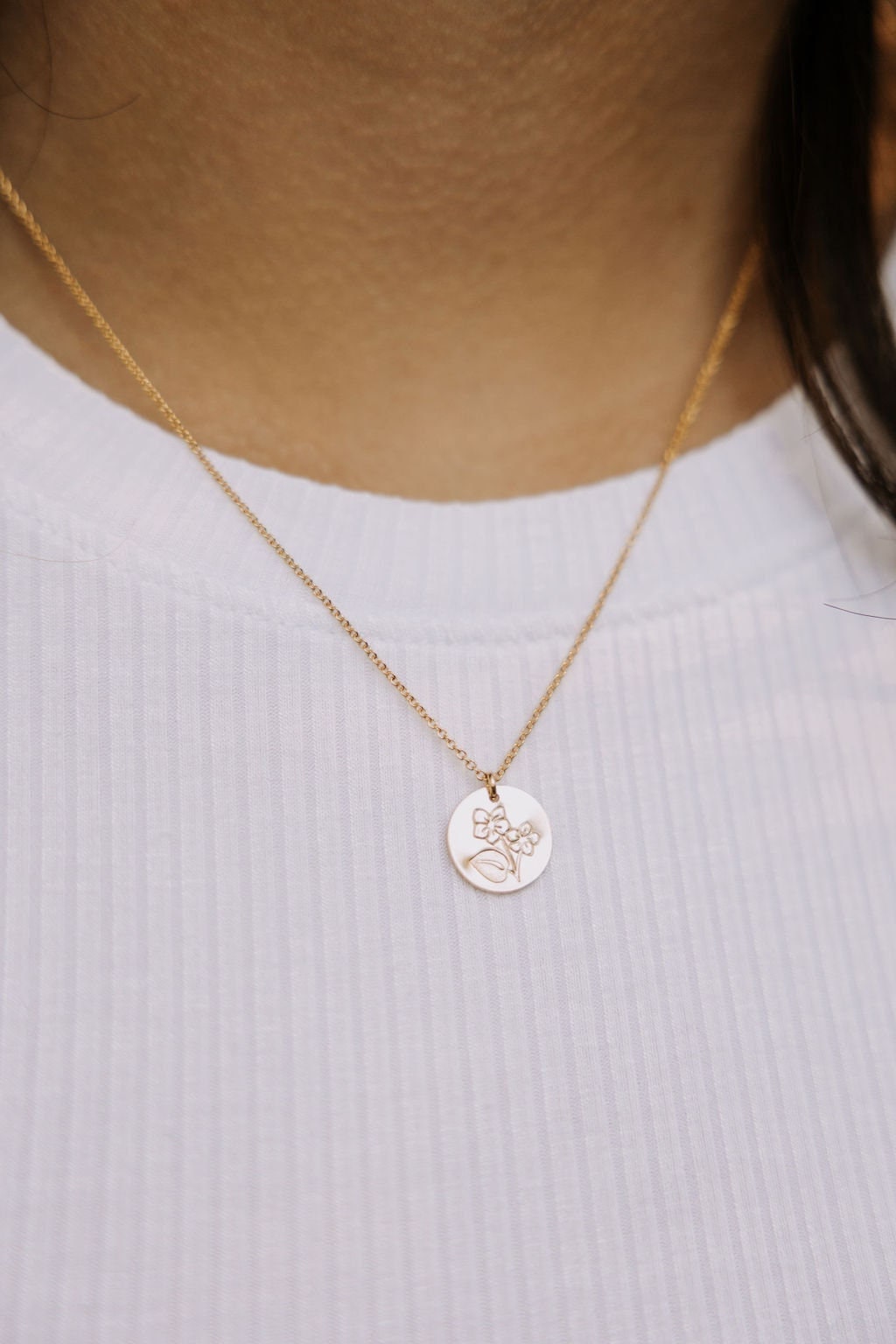 Violet Necklace • February Birth Flower