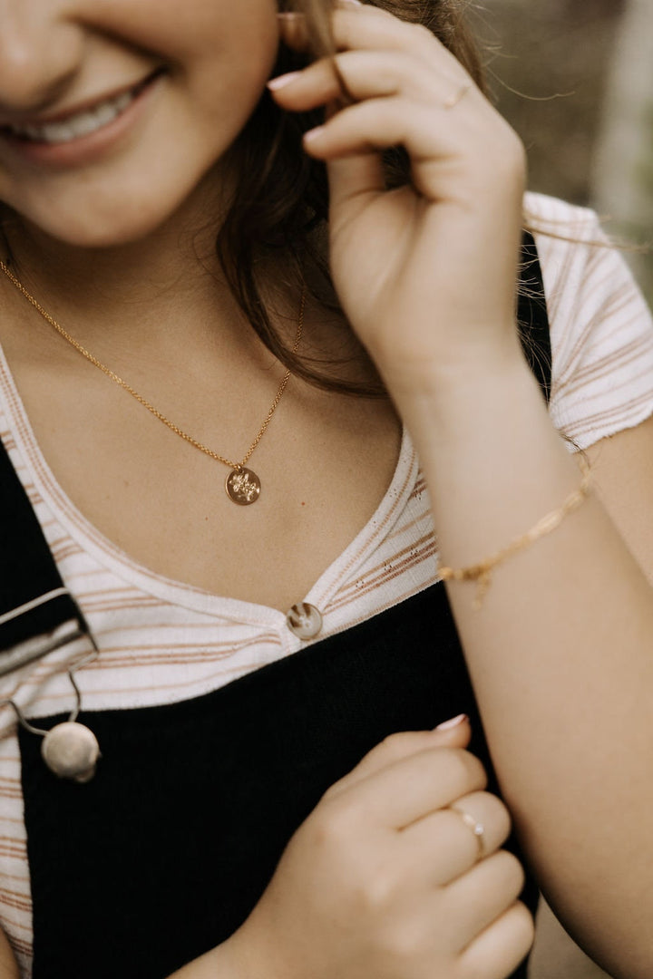 Gold Paperclip Bracelet