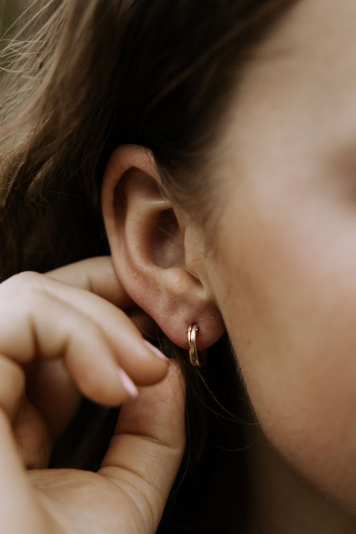 Gold Hoop Earrings