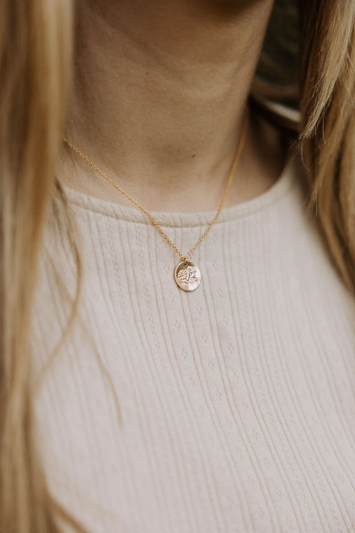 Morning Glory Necklace • September Birth Flower