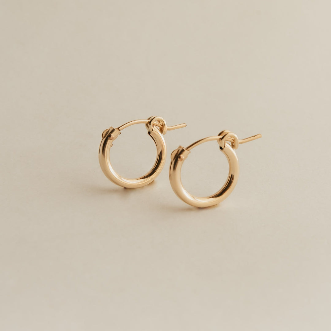 Gold Hoop Earrings