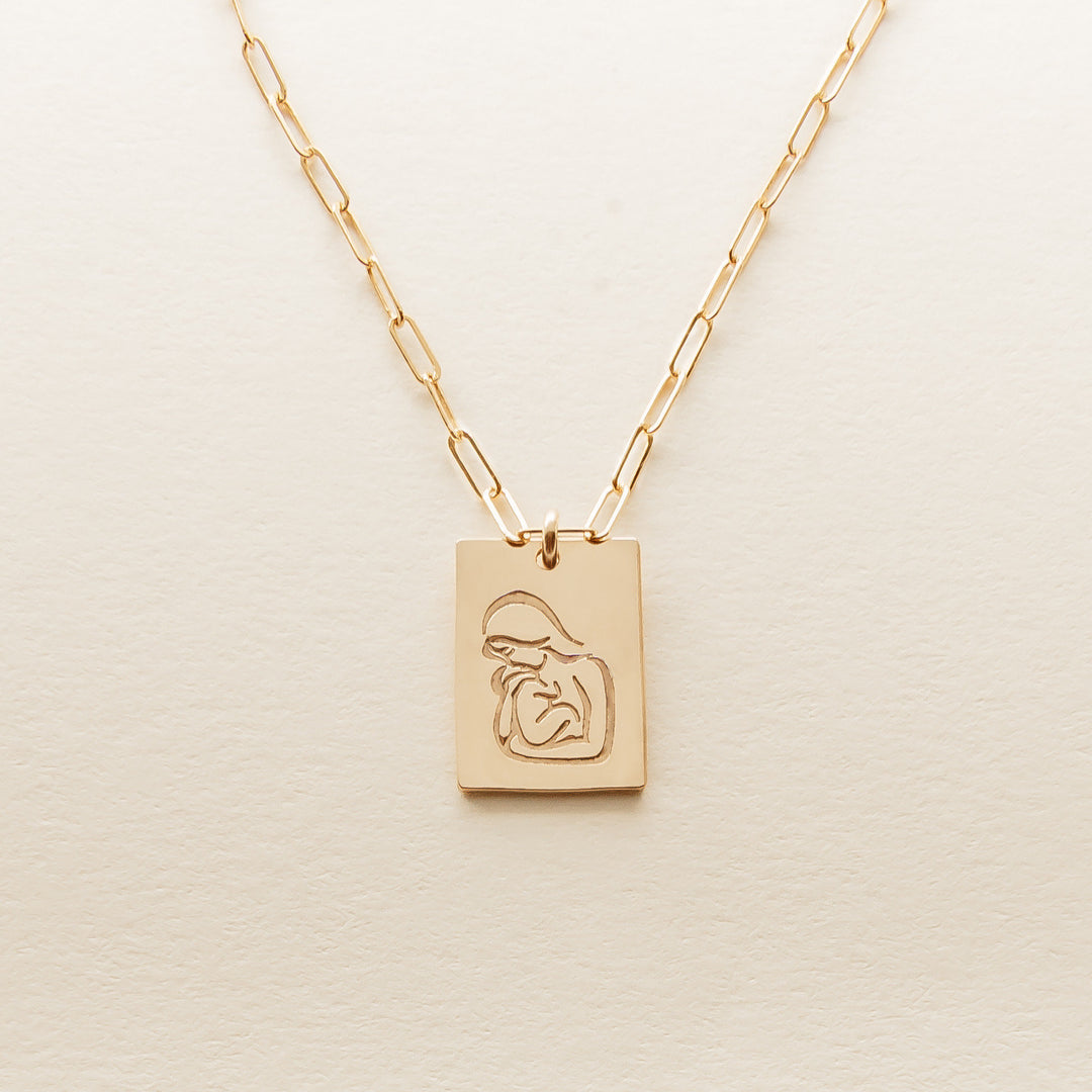 Mother and Baby Necklace