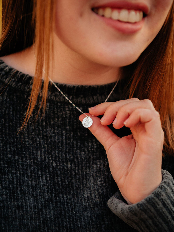 Violet Necklace • February Birth Flower