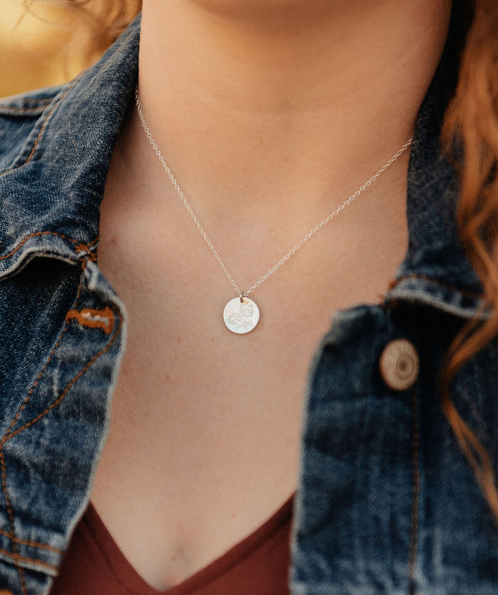Cosmos Necklace • October Birth Flower