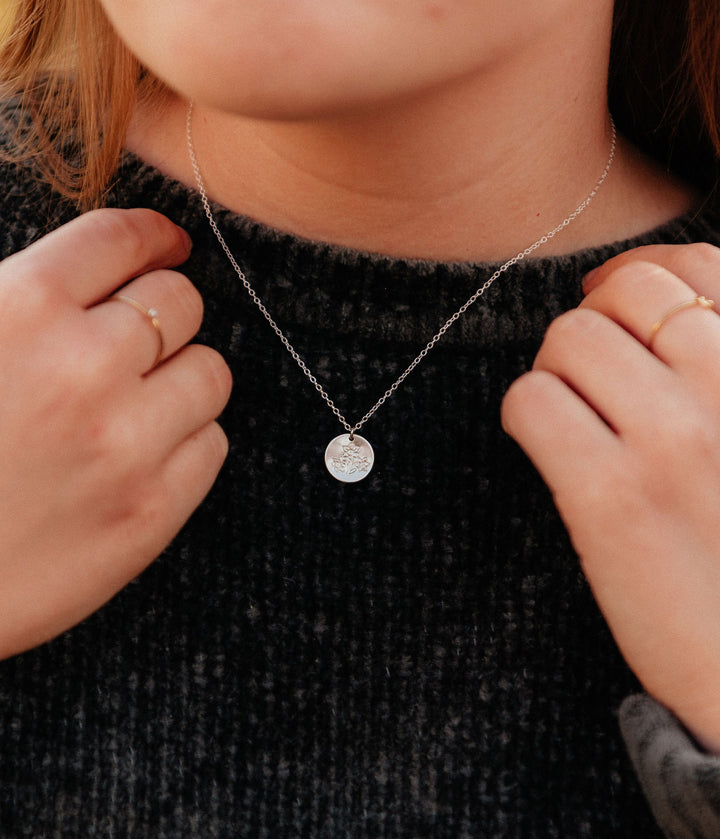 Daffodil Necklace • December Birth Flower
