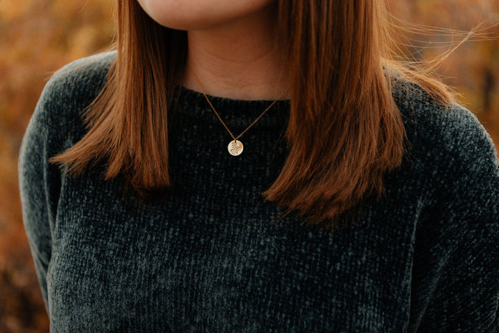 Violet Necklace • February Birth Flower