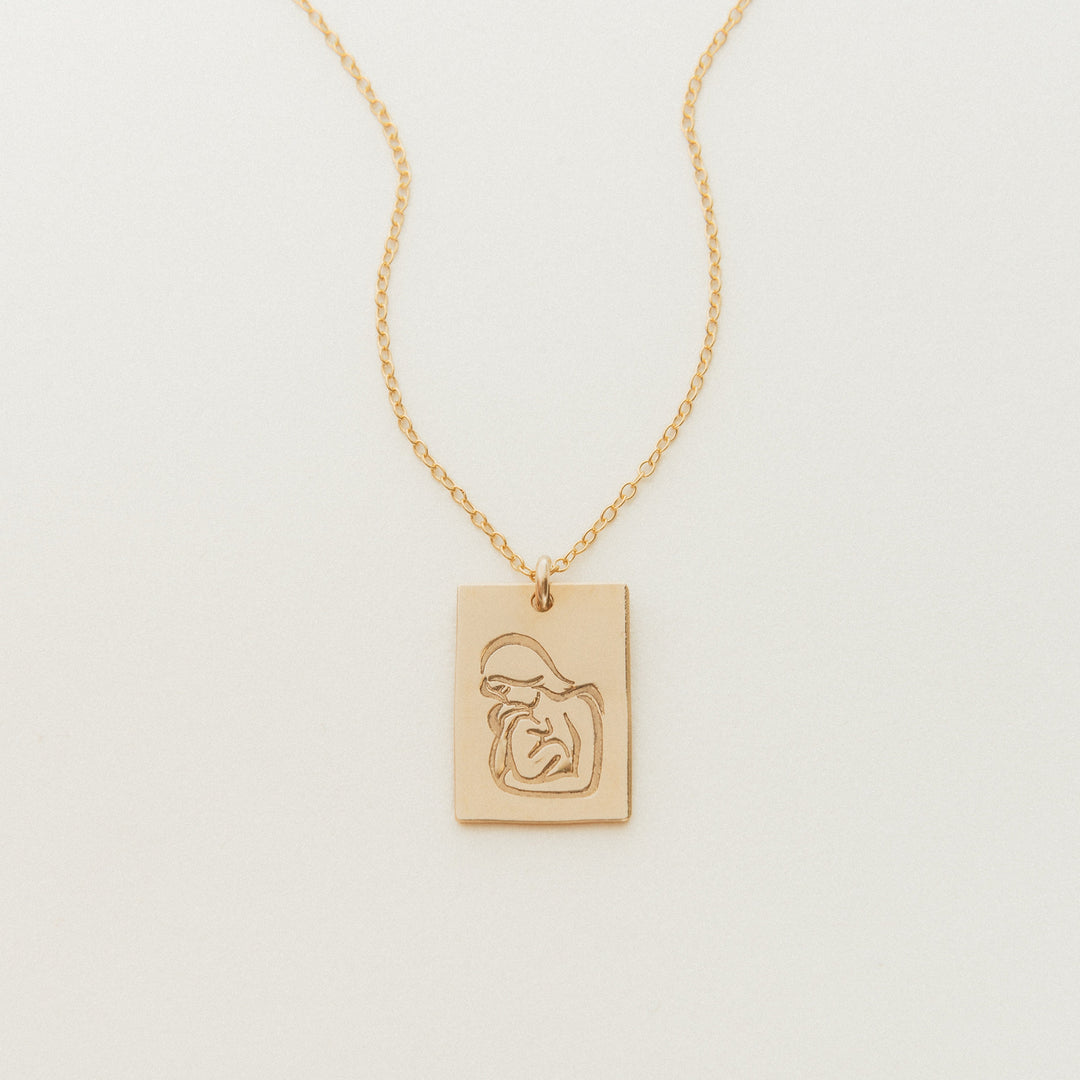 Mother and Baby Necklace