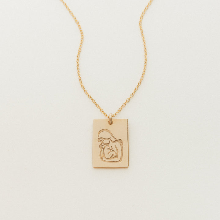 Mother and Baby Necklace