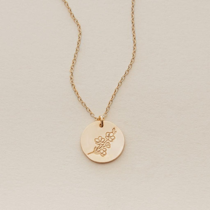 Cherry Blossom Necklace • March Birth Flower