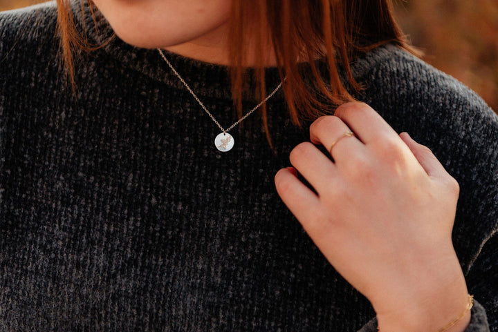 Cherry Blossom Necklace • March Birth Flower
