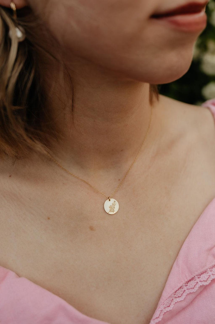Cherry Blossom Necklace • March Birth Flower
