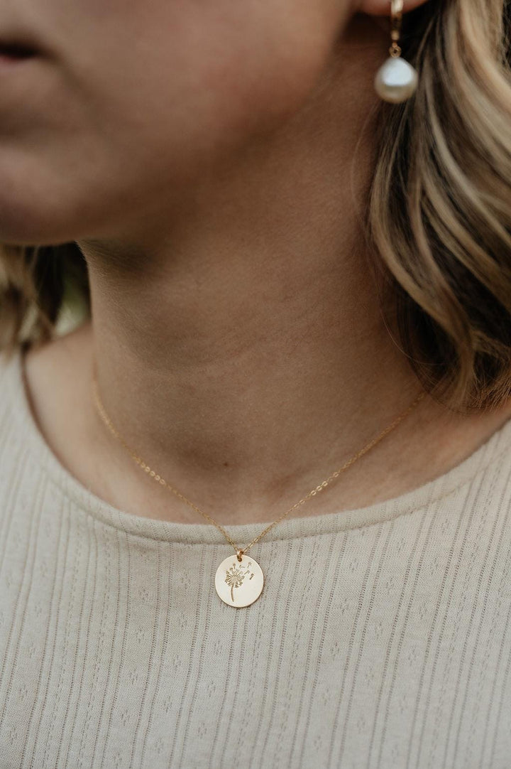 Dandelion Necklace