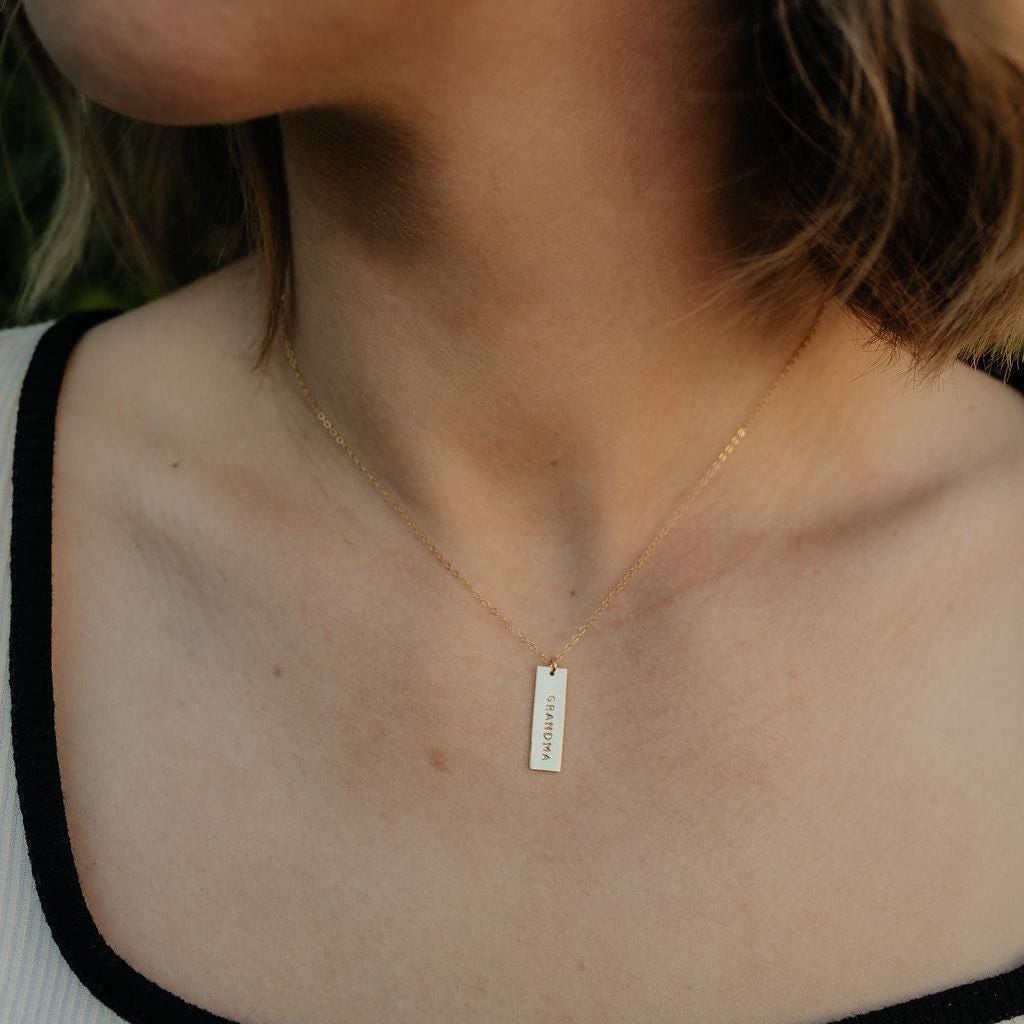 Grandma Bar Necklace