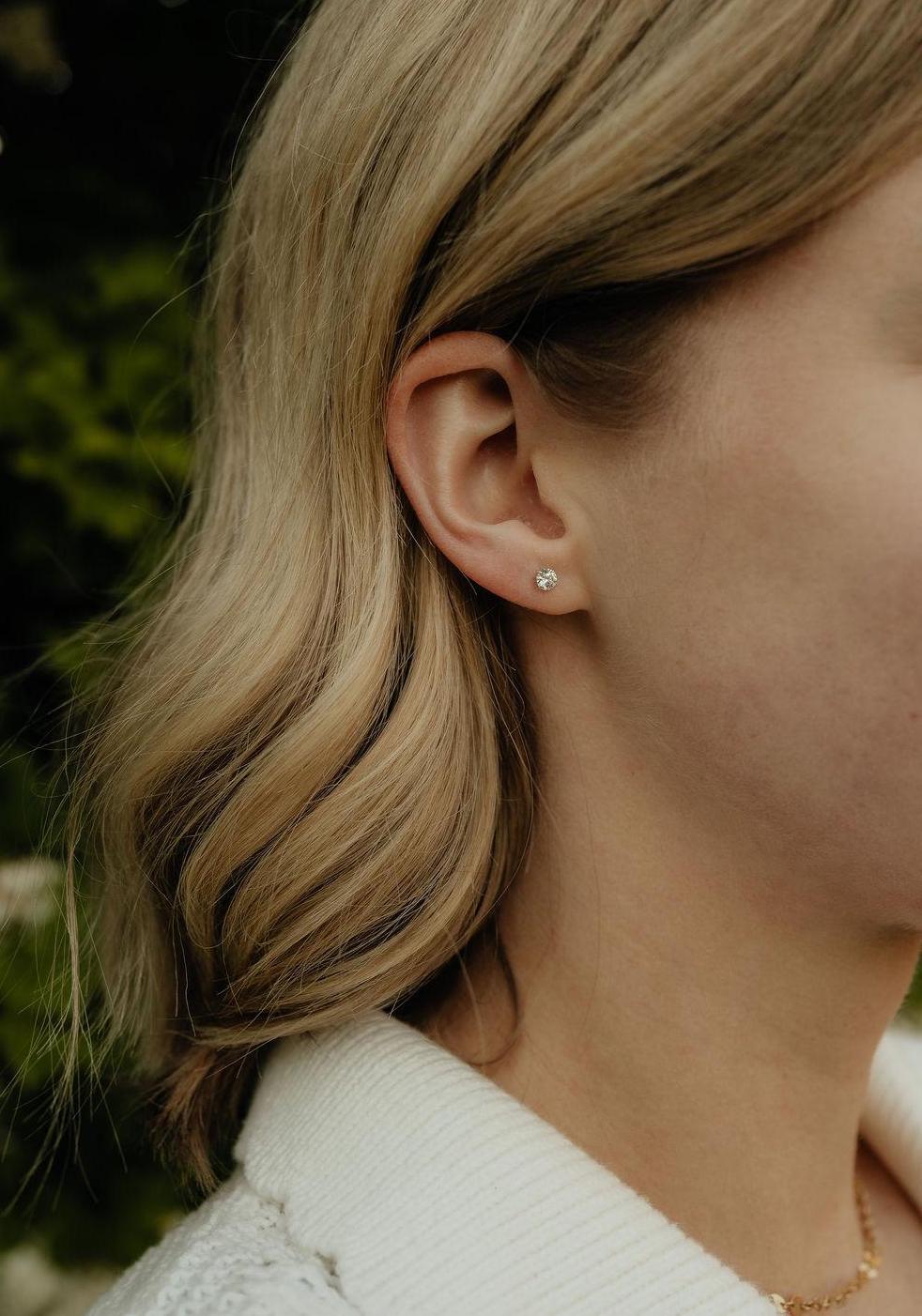 Dewdrop Stud Earrings