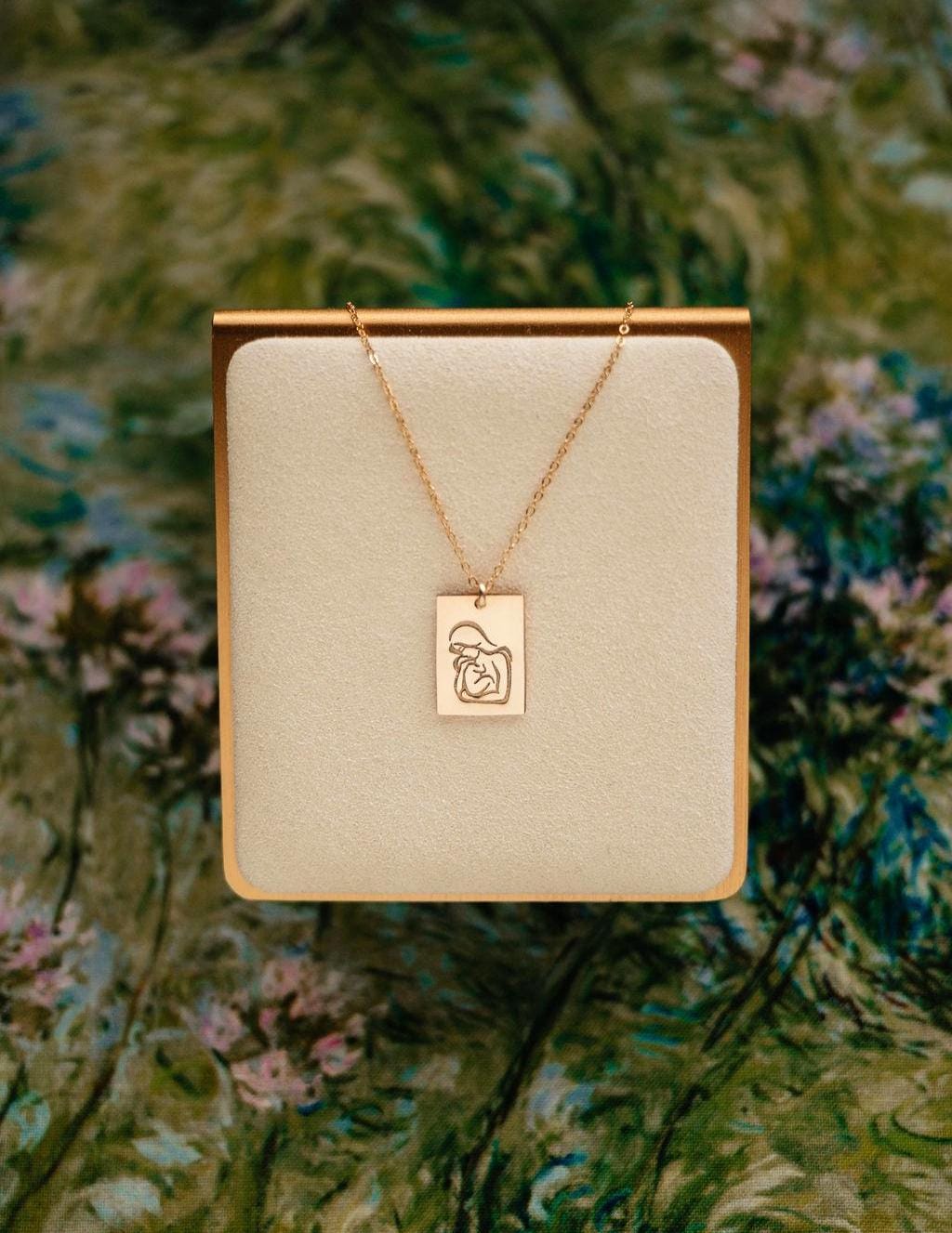 Mother and Baby Necklace