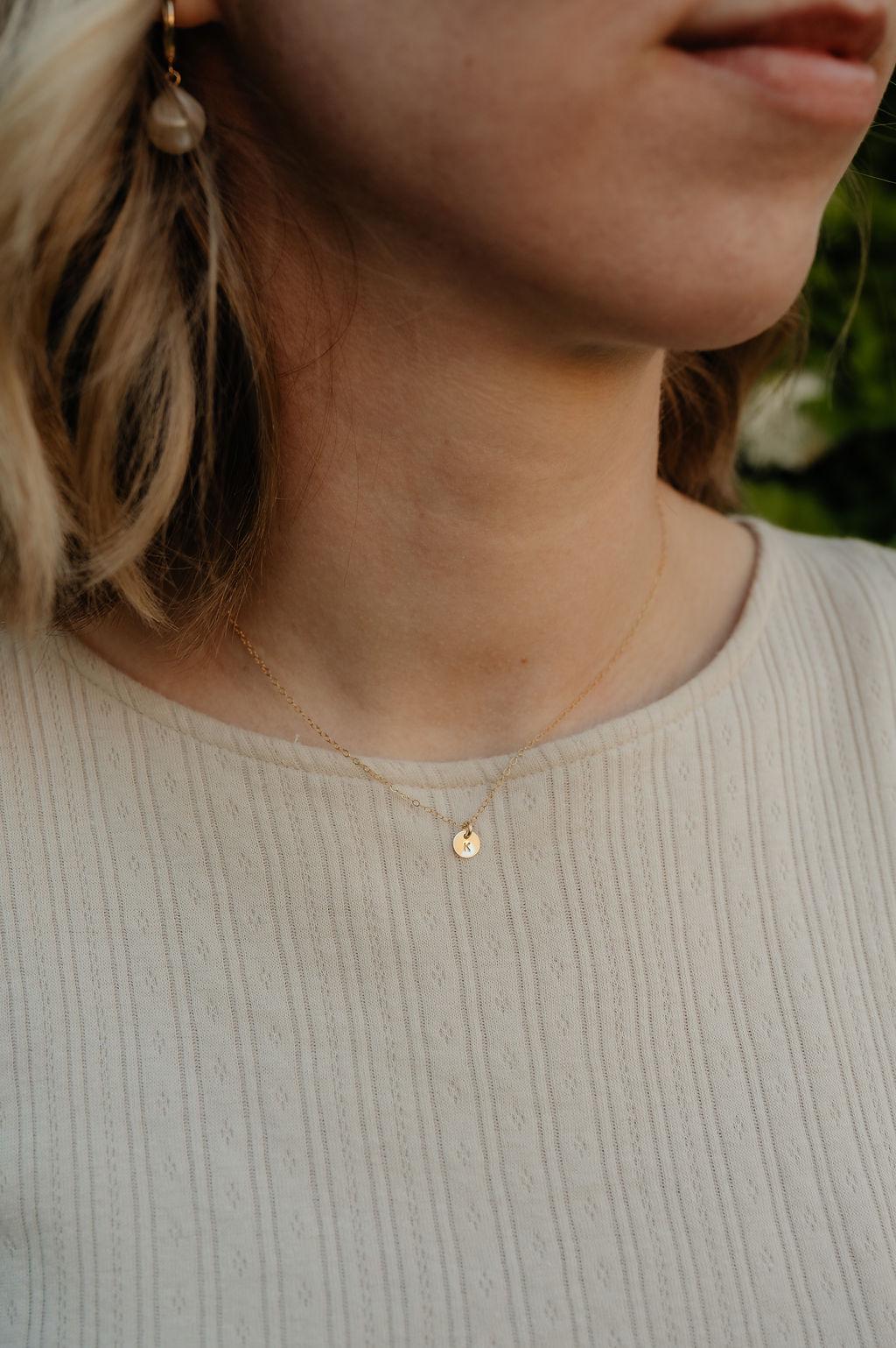 Mini Initial Necklace