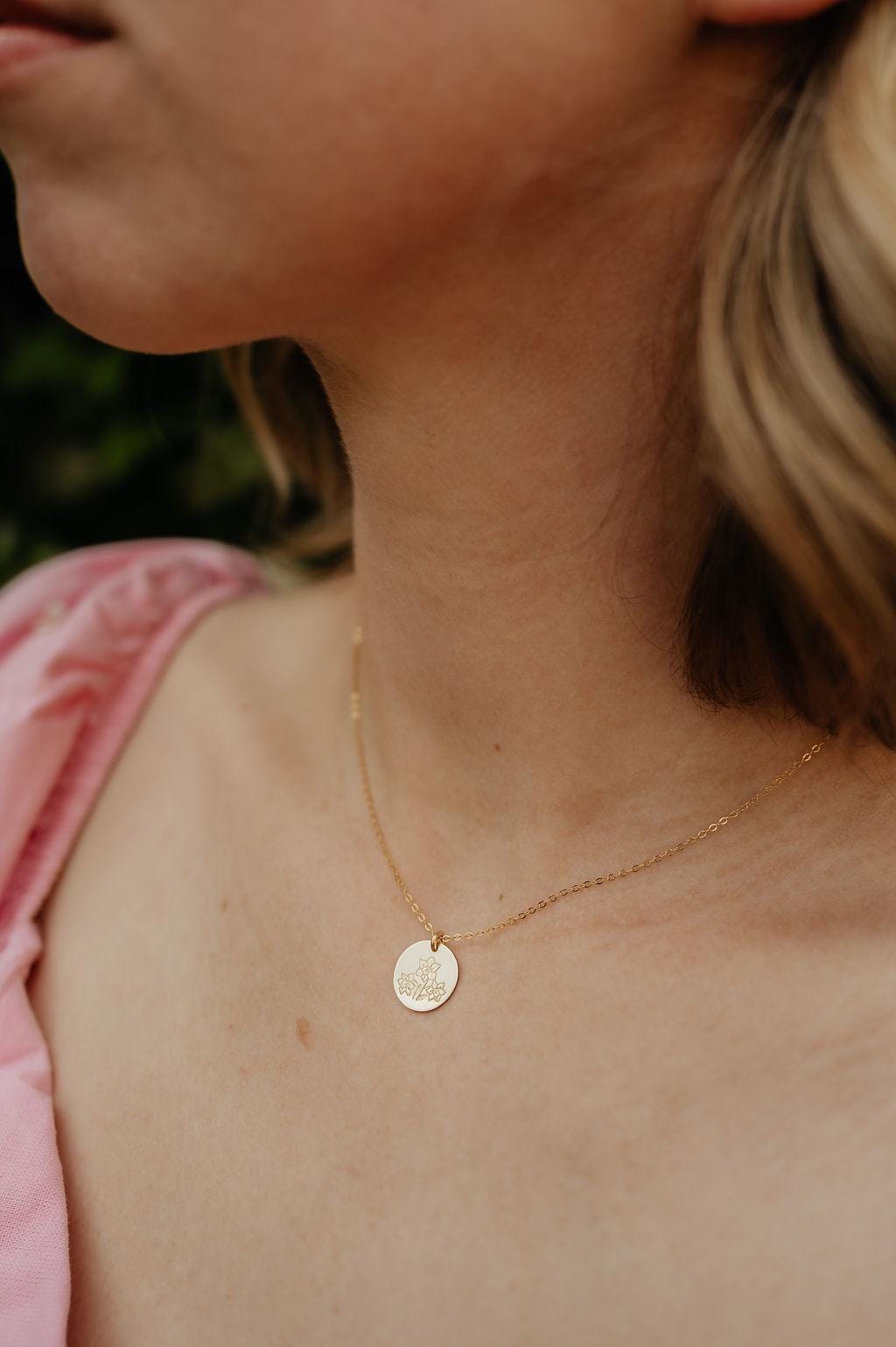 Daffodil Necklace • December Birth Flower