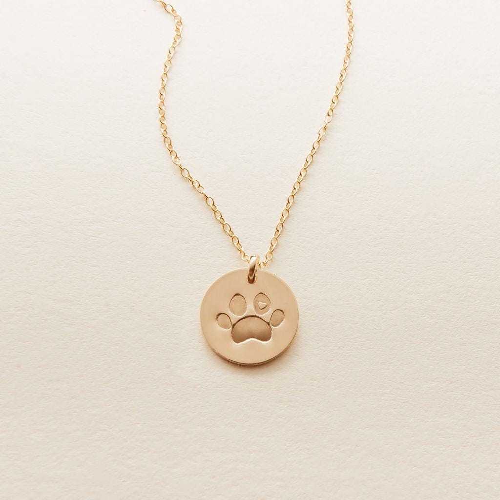 Paw Print Necklace