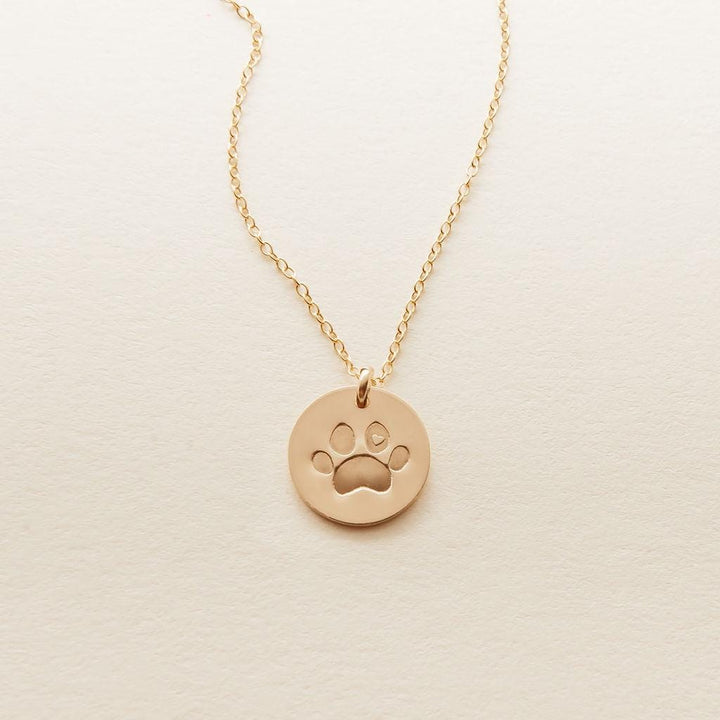 Paw Print Necklace