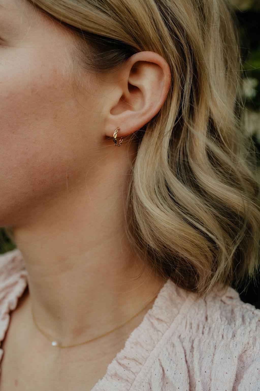 Ivy Hoop Earrings