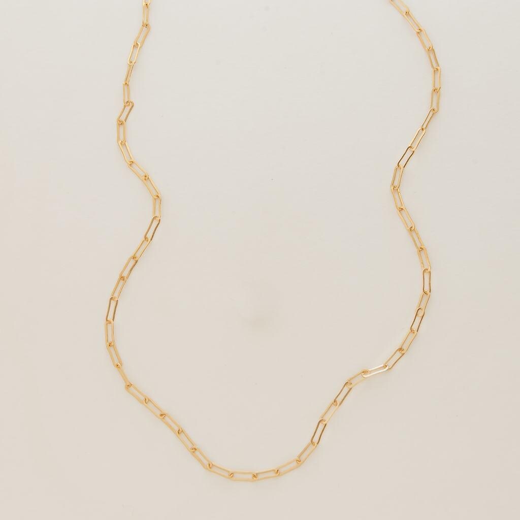 Gold Paperclip Chain