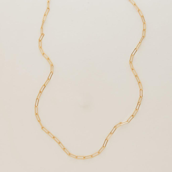 Gold Paperclip Chain