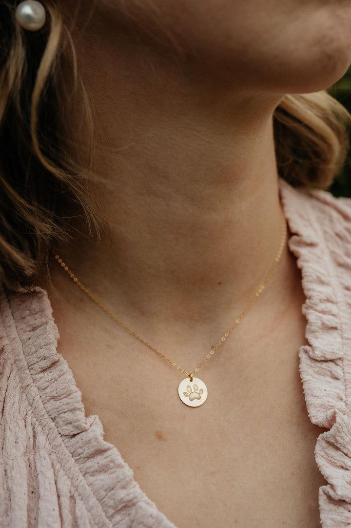 Paw Print Necklace