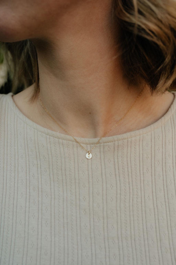 Mini Initial Necklace